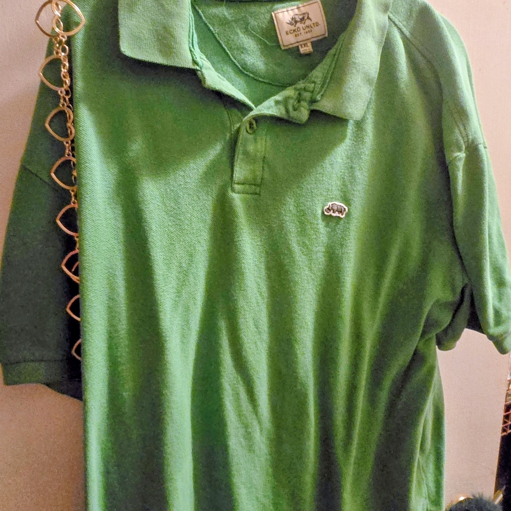 Ecko Unlimited Vibrant Green Mens Polo